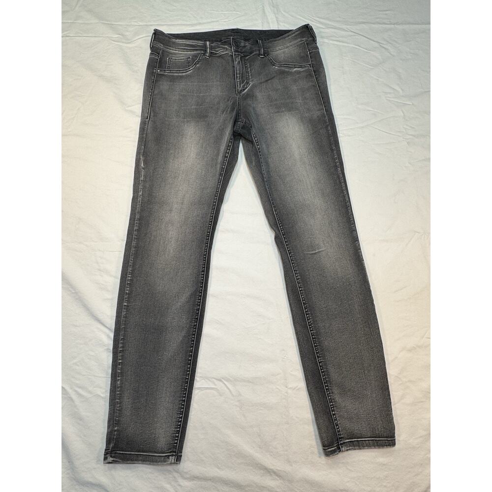Maurices Skinny Jeans Womens Size 16 Reg Black Denim Cotton Stretch
